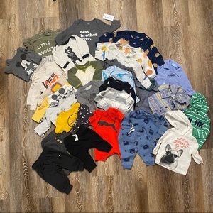 Bundle of baby boy clothes 0-3 months!